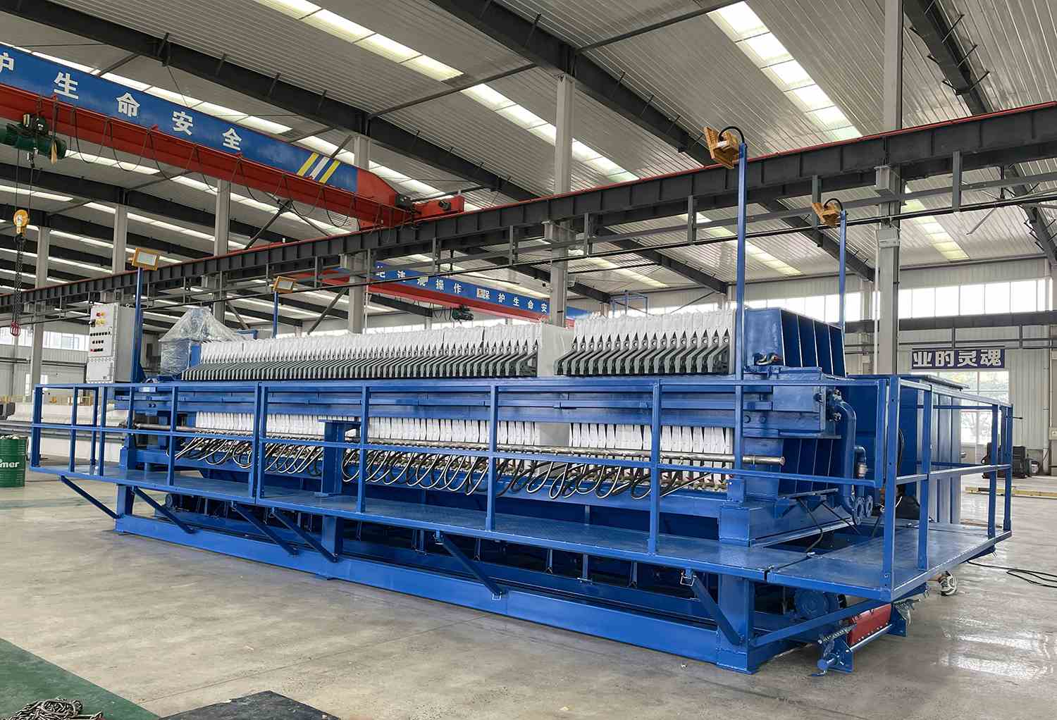 450平方廂式隔膜壓濾機005